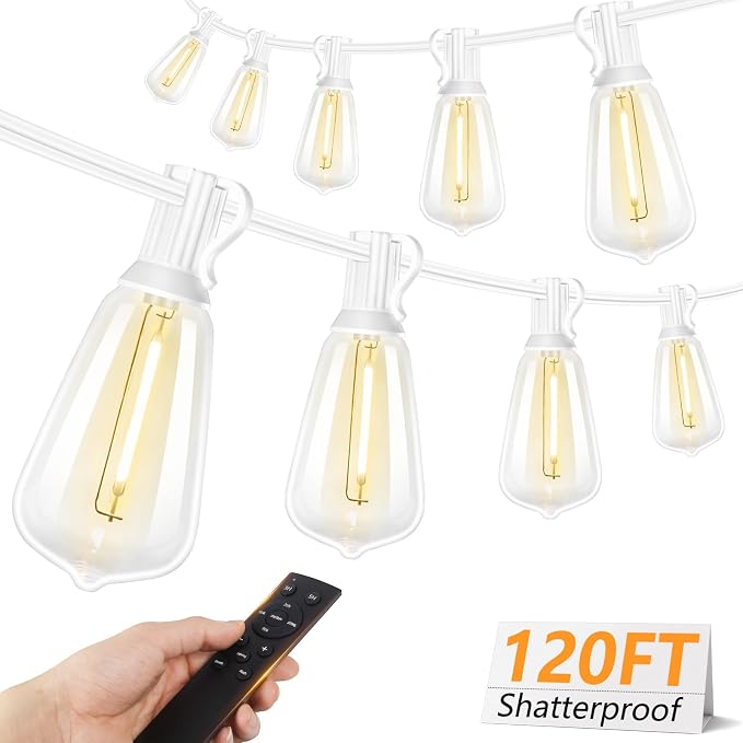 Brightever 120FT LED Outdoor String Lights by Brightever