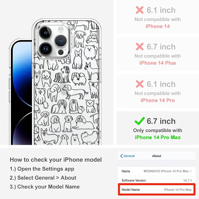 MOSNOVO Case for iPhone 14 Pro Max - Image 2