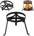 Cooking Tripod for Campfire, 9.8Inch Durable Steel Campfire Tripod for Cooking by Unknown
