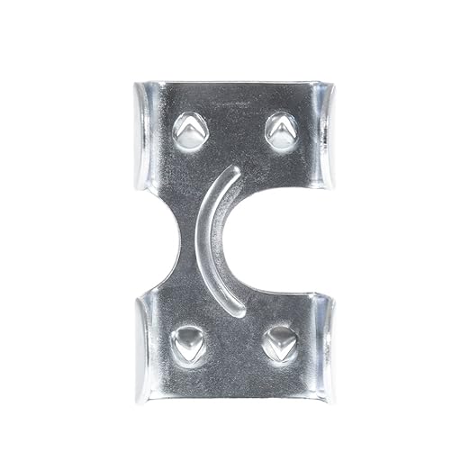 Rope & Cord Metal Clips for Rope, String – Heavy Duty Zinc Plated Double Rope by RopeCord