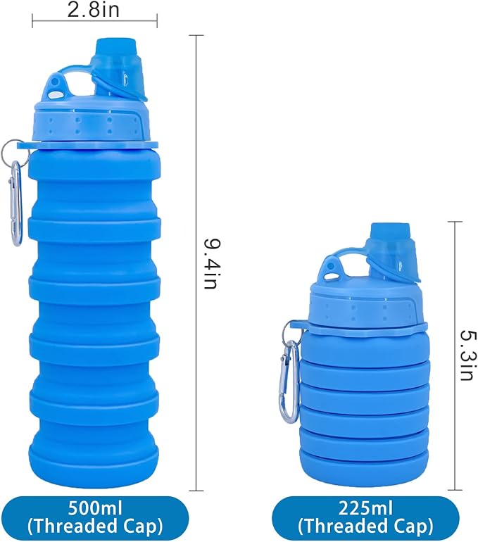 Collapsible Water Bottles Travel water bottle Sports Portable Sport Water - Image 5