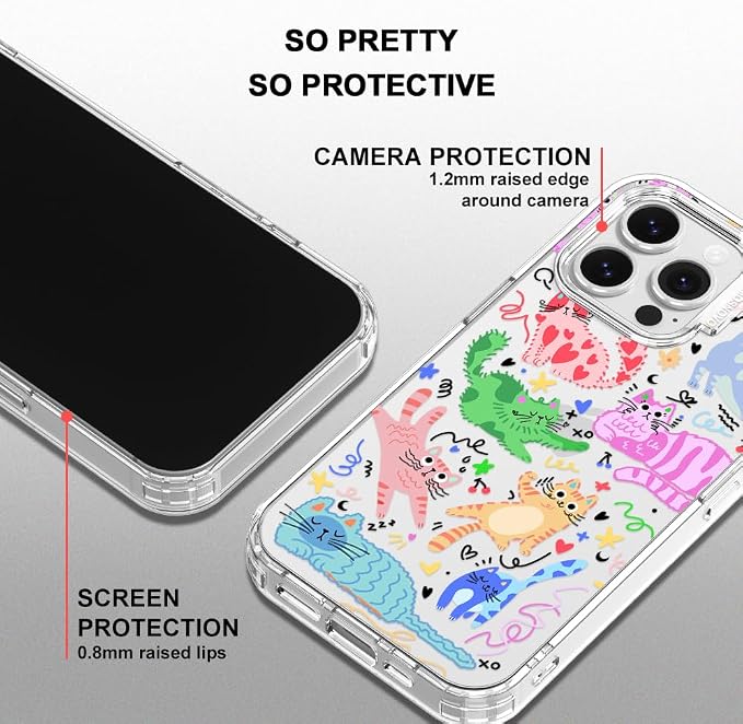 MOSNOVO for iPhone 16 Pro Max Case, Shockproof Military-Grade Protection 6.6ft - Image 4