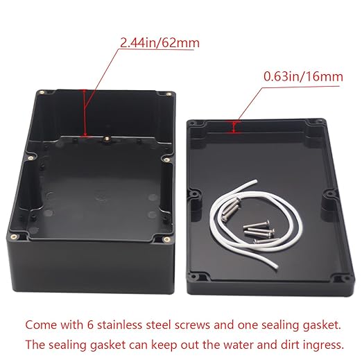 Junction Box IP65 Waterproof ABS Plastic Electrical Project Case Power Junction - Image 4