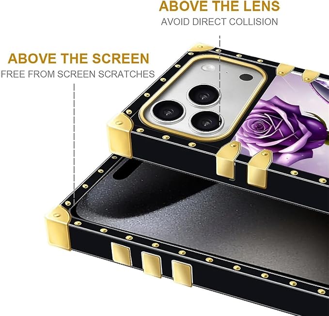 for iPhone 17 Pro Max Case Luxury Golden Decoration - Image 7