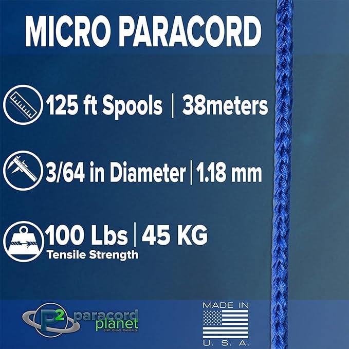 Paracord Planet Micro Paracord – Thin Braided Cord - Image 4