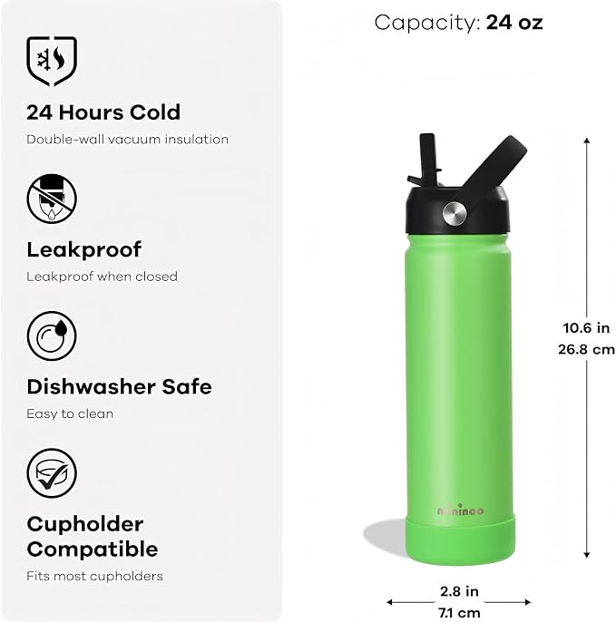 Insulated Stainless Steel Water Bottle - Image 2