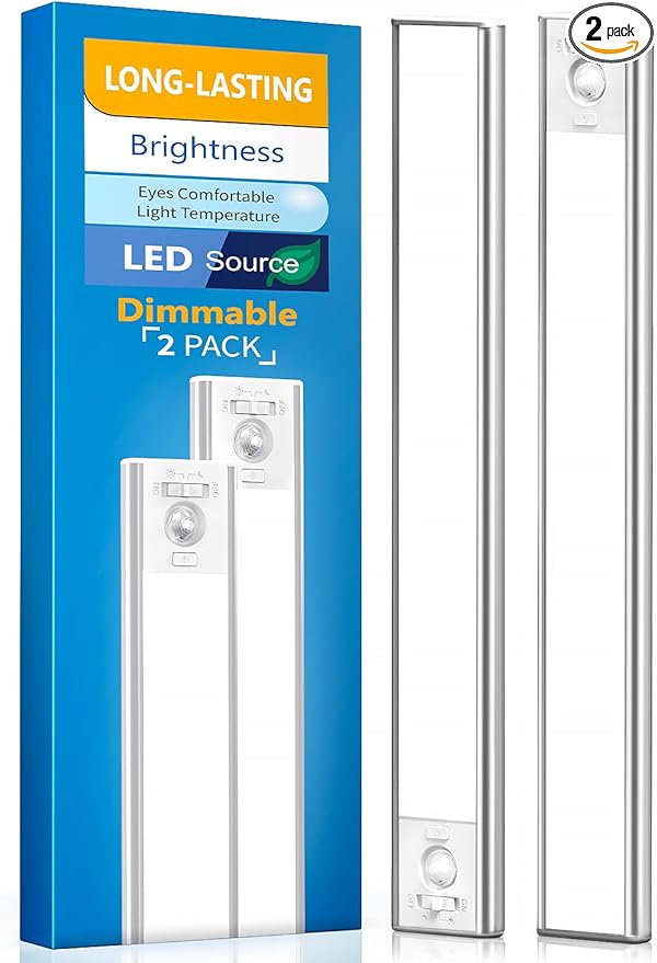 Under Cabinet Lighting, LED Motion Sensor Light Indoor, 2200mAh USB by DiDiskyCabinetLights