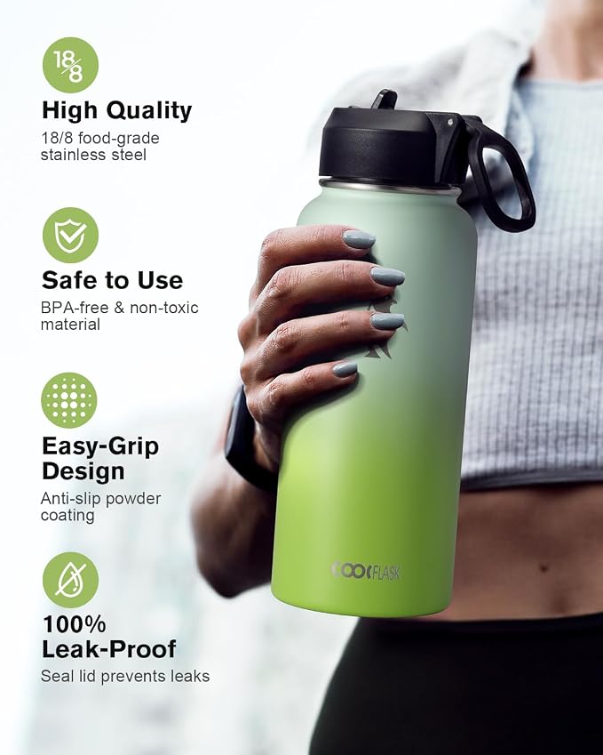 Water Bottle 32 oz Insulated - Image 3