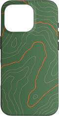 Backcountry Topo Guide Orange Lines Topographical Map Case by Unknown