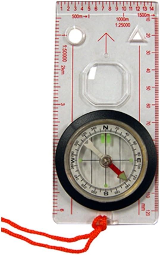UST Deluxe Map Compass with Raised Base Plate and Swivel Bezel - Image 2