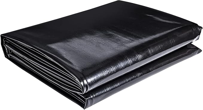ToLanbbt Pond Liner 7 x 10 Ft, 20 Mil HDPE UV Resistant Preformed Pond Liner by ToLanbbt