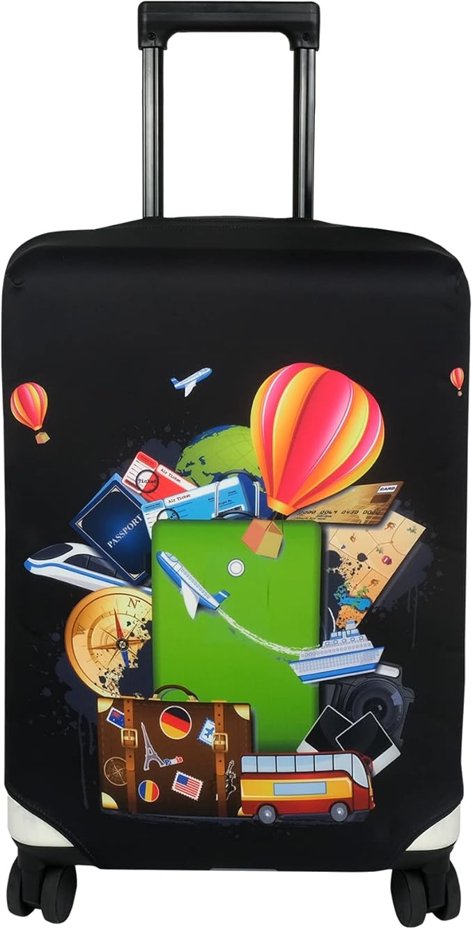 Explore Land Luggage Cover Suitcase Protector Fits 27-30 Inch Case by ExploreLand