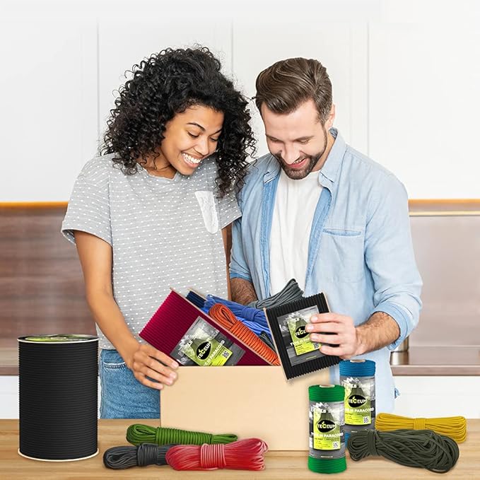 TECEUM 5/32" Paracord Rope 1000 – 1000ft / 200ft / 100ft / 50ft – Tactical - Image 8