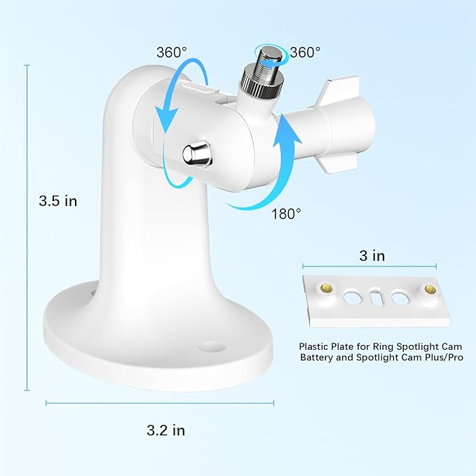 Wall Mount for Ring Spotlight Cam Battery and Ring Spotlight Cam Plus/Pro - Image 3