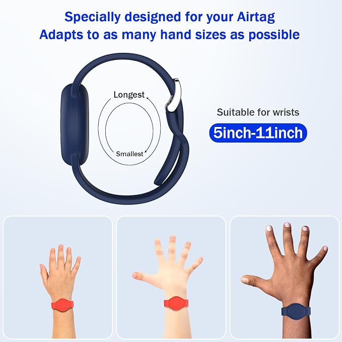 R-fun Waterproof for Air Tag Bracelets Compatible - Image 5