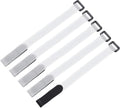 MECCANIXITY 5Pcs Reusable Battery Tie Down Straps, 0.8x12" White Nylon by MECCANIXITY