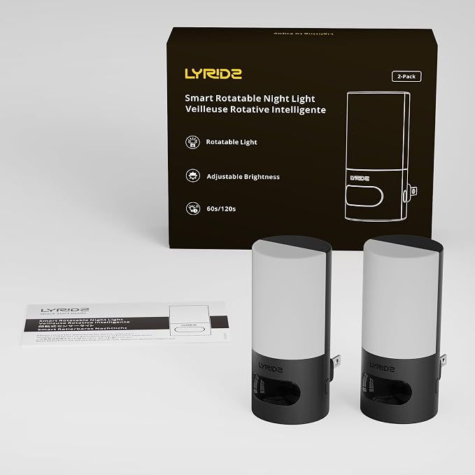 Lyridz Plug-in LED Amber Night Light - Image 8