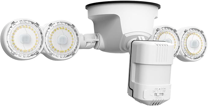 SANSI 30W 4000LM Motion Sensor Outdoor Lights, 5000K 400W Equiv Security Lights by SANSI