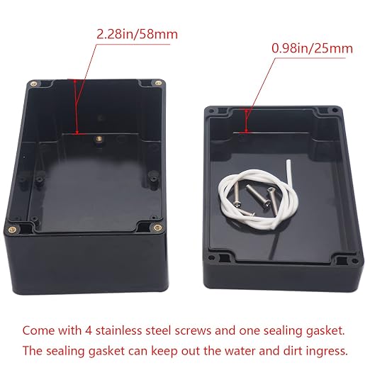 Junction Box IP65 Waterproof ABS Plastic Electrical Project Case Power Junction - Image 4