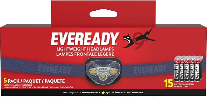 EVEREADY LED Headlamps Pro200, IPX4 Water Resistant, Bright and Durable Head - Image 9