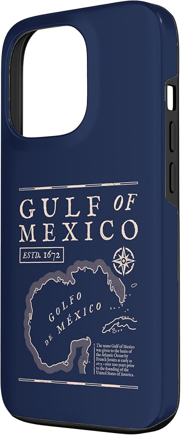 Gulf of Mexico 1672 Historic Map Case - Image 2