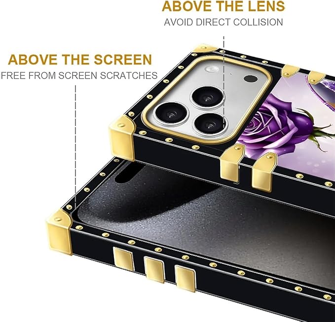 for iPhone 17 Pro Case Luxury Golden Decoration - Image 7