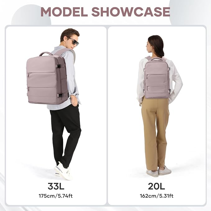 coowoz Large Travel Backpack Carry On - Image 7