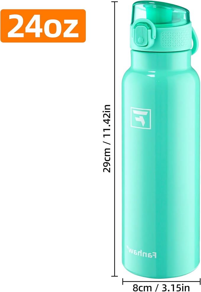 Fanhaw Daylite Series 24 oz Stainless Steel Insulated Water Bottle - Image 6
