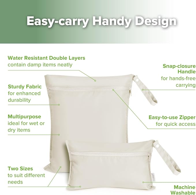 haakaa Water Resistant Wet Bags - Image 4