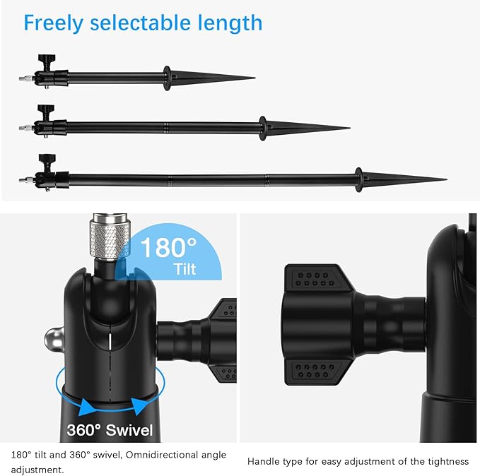 HOLACA Spike Pole Mount Ground Stake and Weatherproof Silicone Skin - Image 4