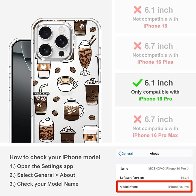 MOSNOVO Case for iPhone 16 Pro - Image 2
