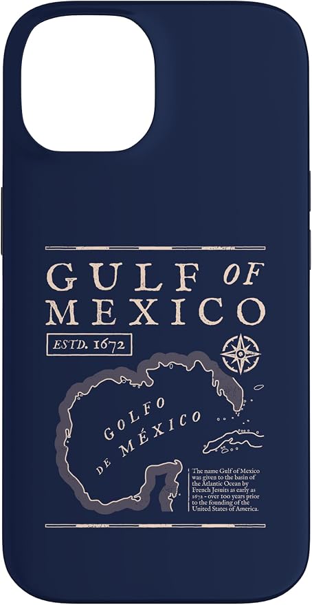 Gulf of Mexico 1672 Historic Map Case by Unknown