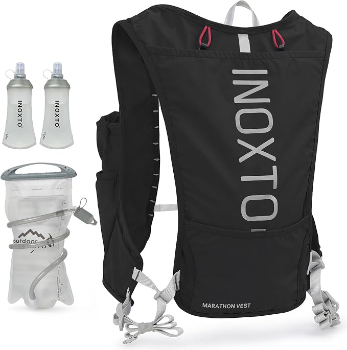INOXTO Running Hydration Vest Backpack, Lightweight Insulated Pack by INOXTO