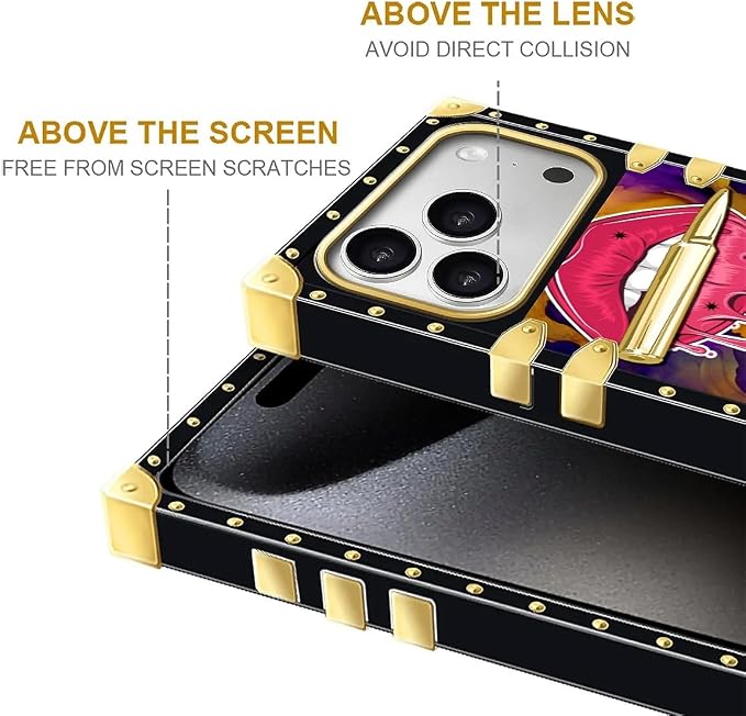 for iPhone 17 Pro Case Luxury Golden Decoration - Image 7