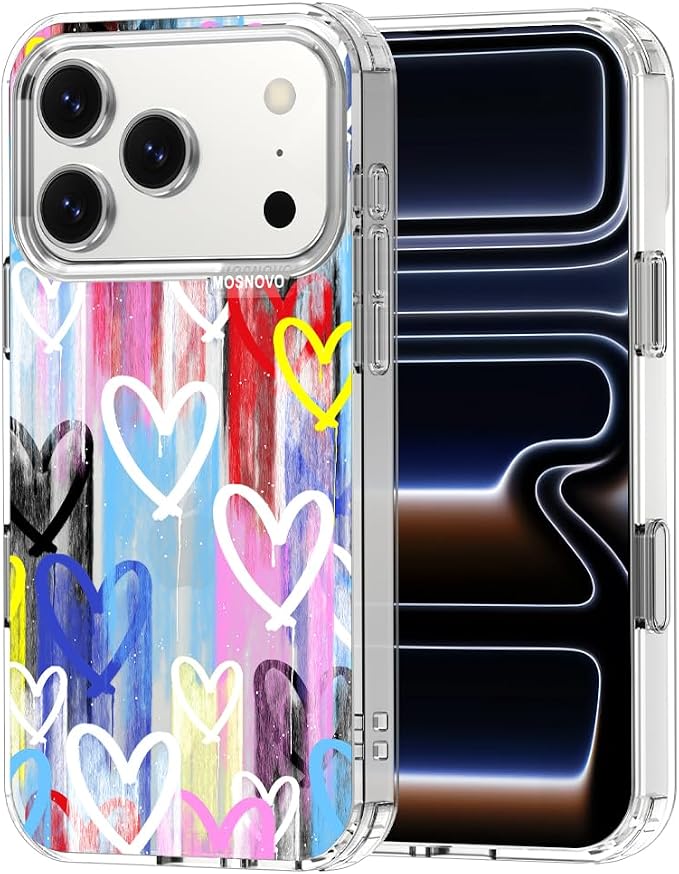 MOSNOVO for iPhone 17 Pro Case, Shockproof Military-Grade Protection 6.6ft Drop by Mosnovo