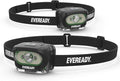 Rechargeable LED Headlamps by Eveready, IPX4 Water Resistant Head Lights by Eveready