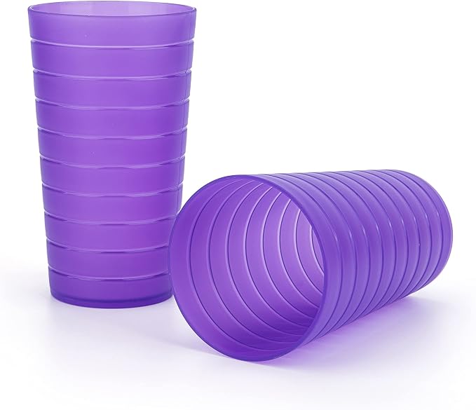 KX-WARE Mixed Drinkware 22-ounce Plastic Tumblers/Drinking Glasses/Party - Image 2