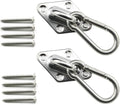 heyous 2 Set M8 Suspension Ceiling Wall Mount U Hook Anchor Hanger Stainless by heyous