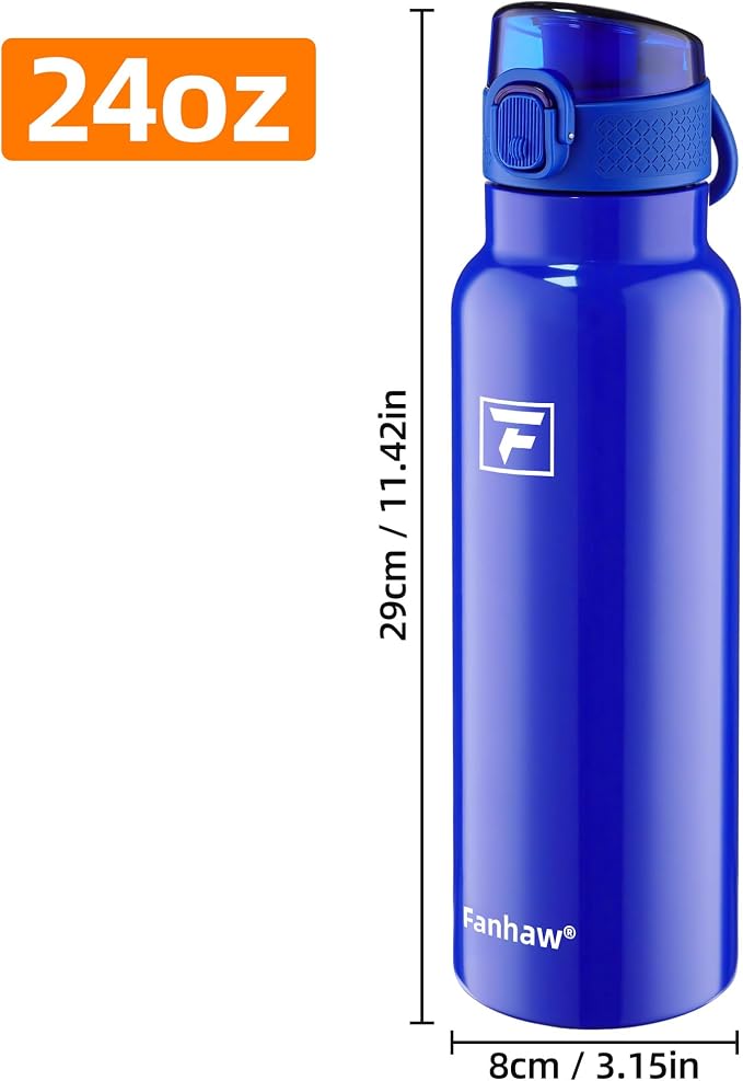 Fanhaw Daylite Series 24 oz Stainless Steel Insulated Water Bottle - Image 6