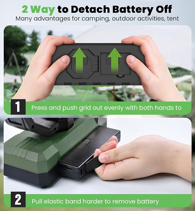 36000mAh Portable Camping Fan - Image 4