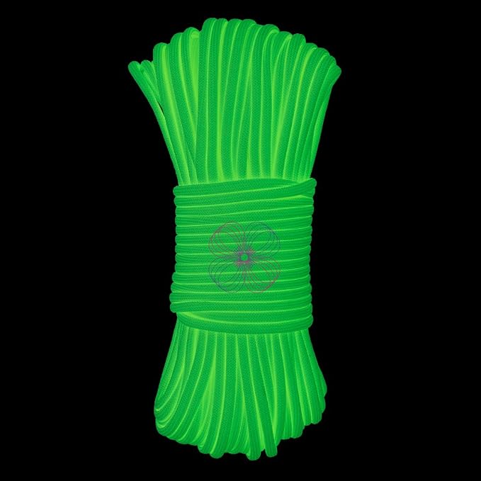 Craft County Glow in The Dark Zesty 21 Strand Luminous 550 Paracord – - Image 5