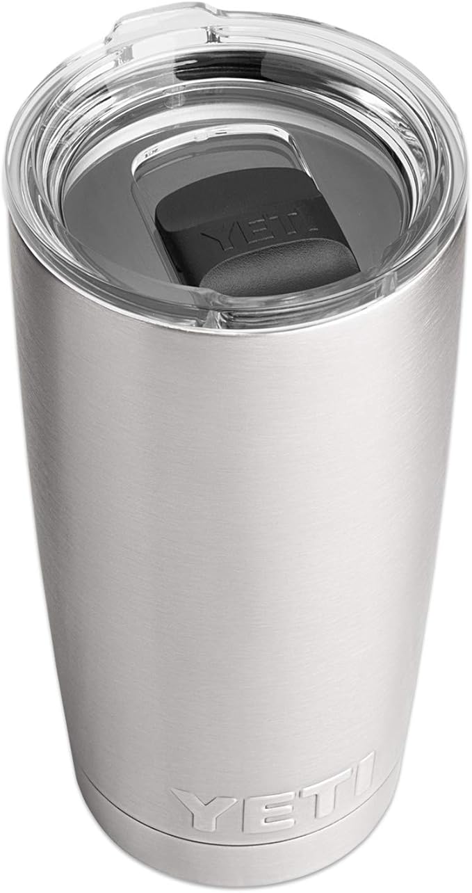 YETI Rambler 20 oz Stainless Steel Vacuum Insulated Tumbler w/MagSlider Lid by YETI