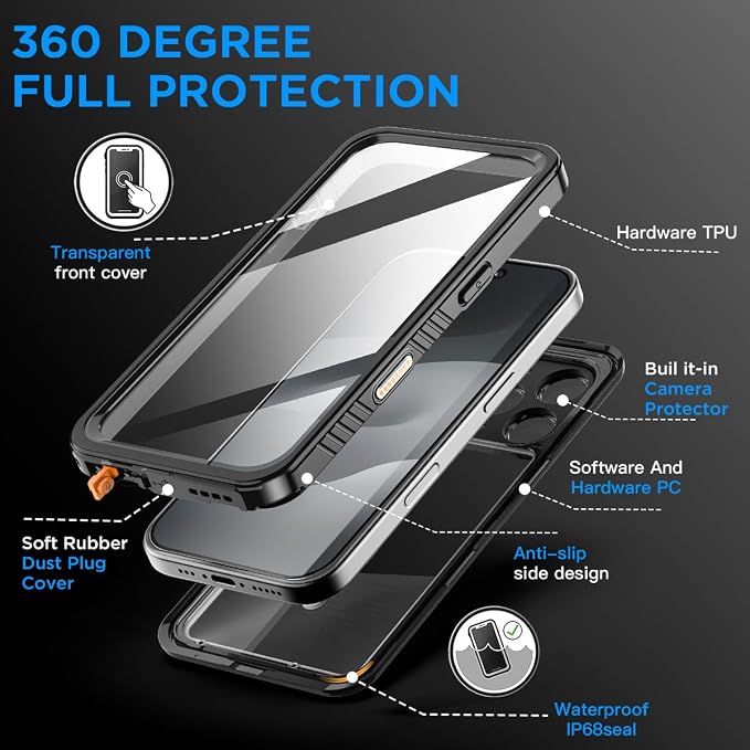 AICase Compatible with iPhone 17 Pro Case Waterproof - Image 5