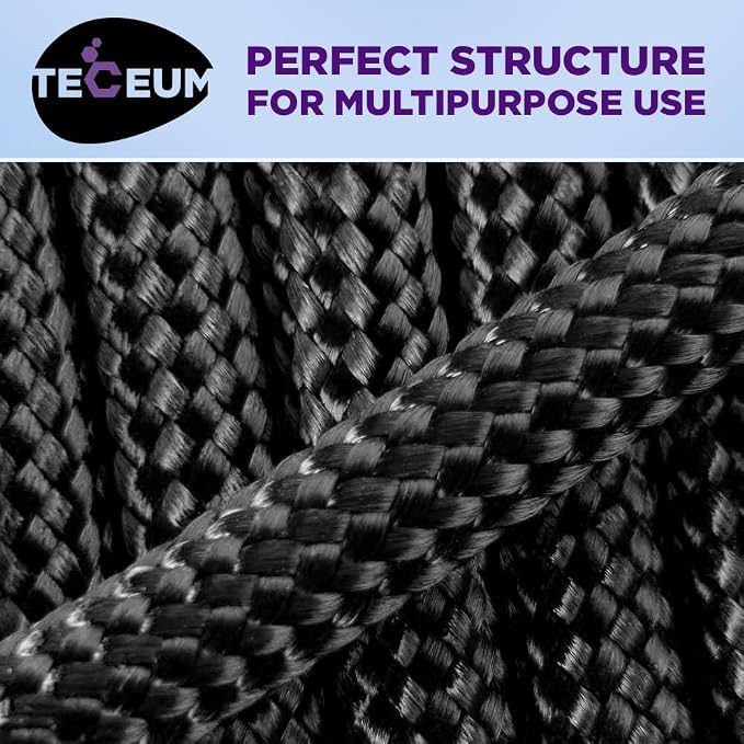 TECEUM Reflective Paracord Rope 1000 – 1000ft/200ft/100ft/50ft – 40+ Colors – - Image 7