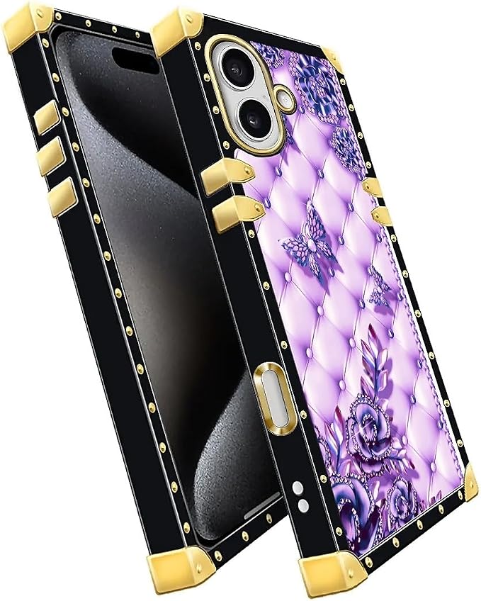 for iPhone 17 Case Luxury Golden Decoration - Image 3
