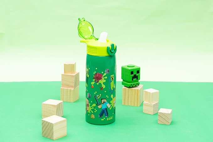 Zak Designs Minecraft Sage Kids Water Bottle - Image 11