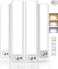 4Pack 7.8inch Under Cabinet Lighting, Rechargeable Motion Sensor Light Wireless by AMETHEUS