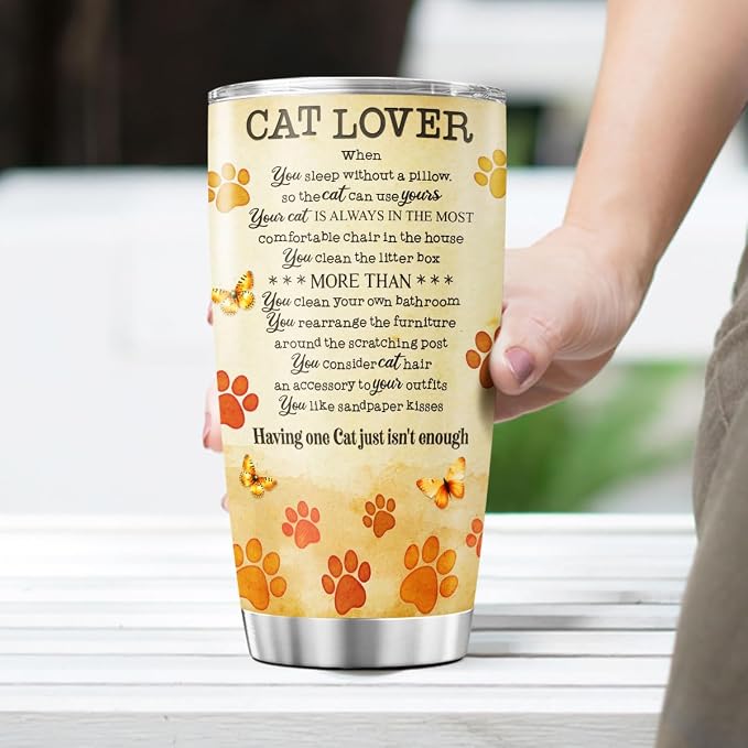 Cat Gifts, Tumblers Lovers For, Tumbler 20 Oz - Image 6