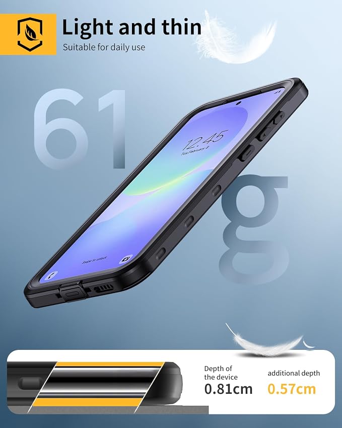 Lanhiem for Samsung Galaxy A37 A36 Phone Case, IP68 Waterproof Dustproof - Image 6