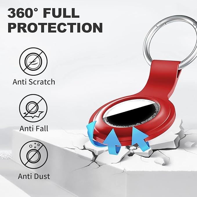 Linsaner Compatible with AirTag Case Keychain - Image 2